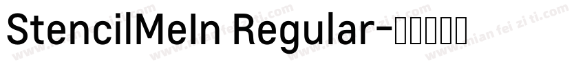 StencilMeIn Regular字体转换